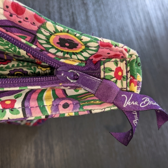 VERA BRADLEY Retired Viva la Vera Floral Quilted Cloth Purse - Picture 3 of 5